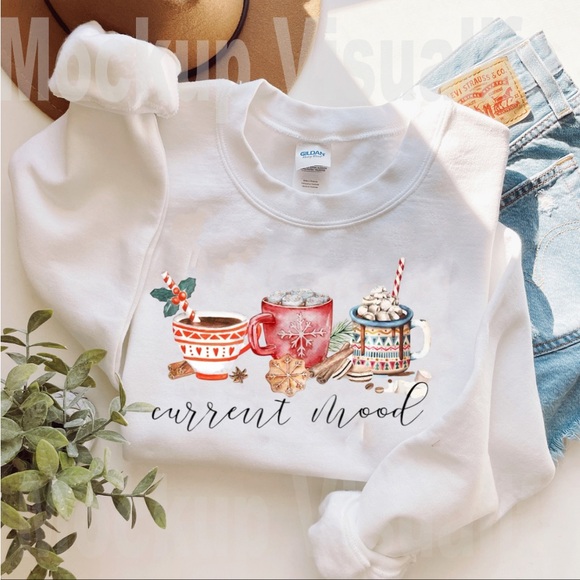 Christmas graphic sweatshirt ☕️❄️ - Picture 1 of 2